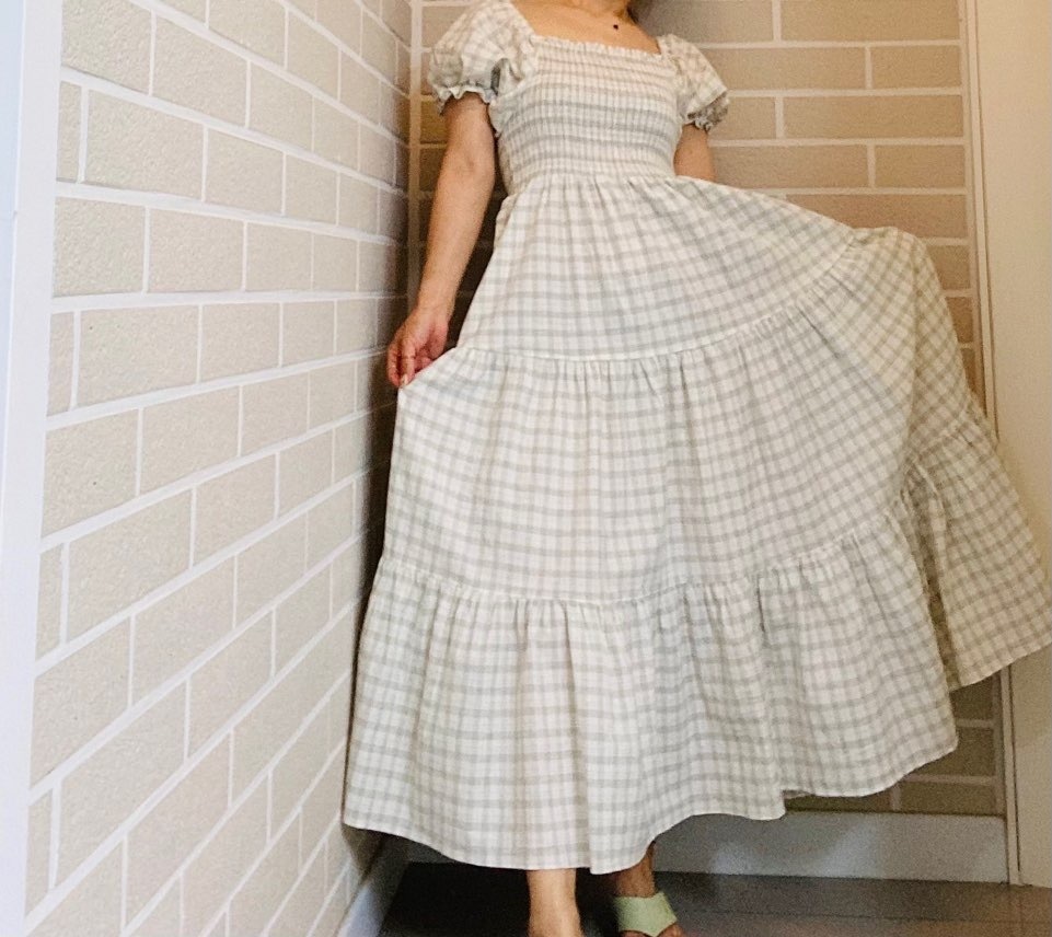 ロジスモークティアードワンピース 5,609円