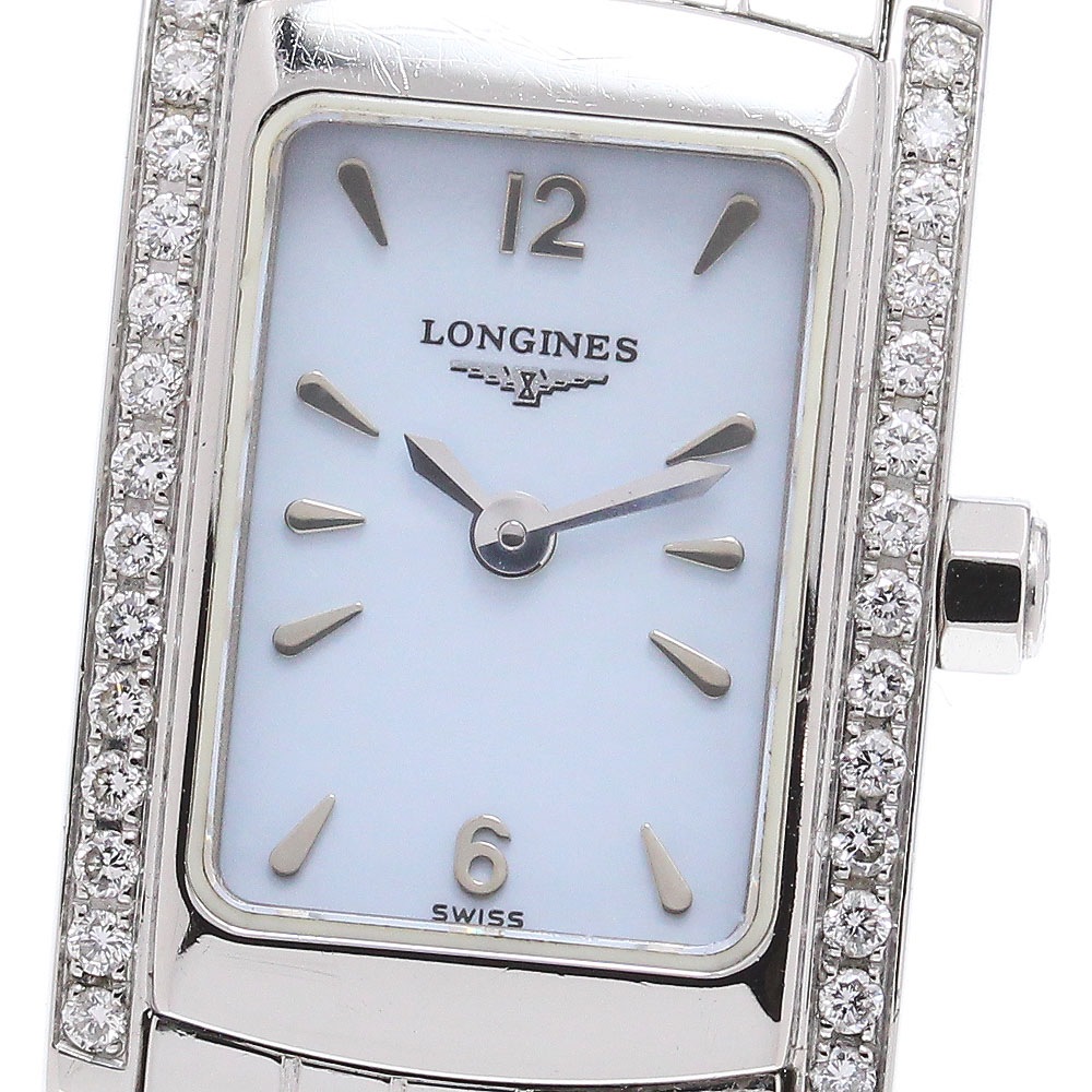 ロンジン LONGINES L5.158.0 ドルチェヴィータ サイドダイヤ クォーツ レディース _867822【中古】