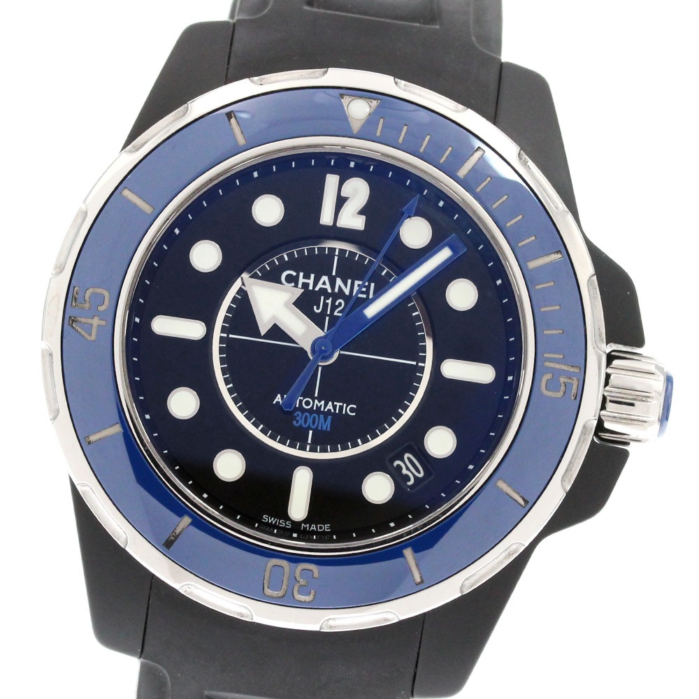 シャネル CHANEL H2561 J12 マリーン38 デイト 自動巻き メンズ 良品 _849802【中古】