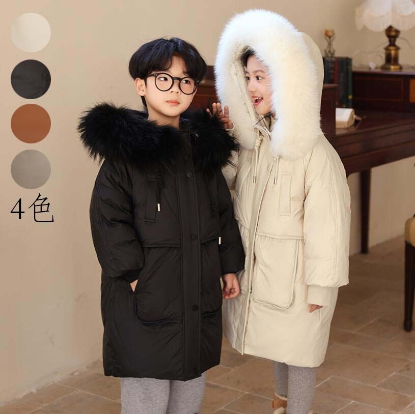 【最安値挑戦】中綿コート 子供服 キッズダウンコート 厚手 秋冬 ジャケット ダウンコート 中綿 防寒コート ロング丈 ダウンジャケット キッズコート フード付き ベビー服 女の子 男の子 通園 通学