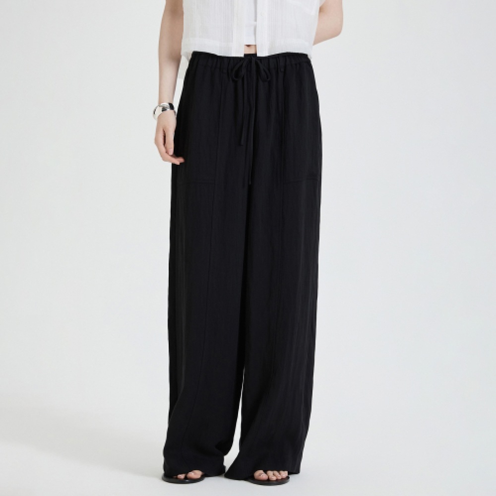 MIXXO エッセンシャル10分丈ストリングバンディングパンツ_MIWTWF630A