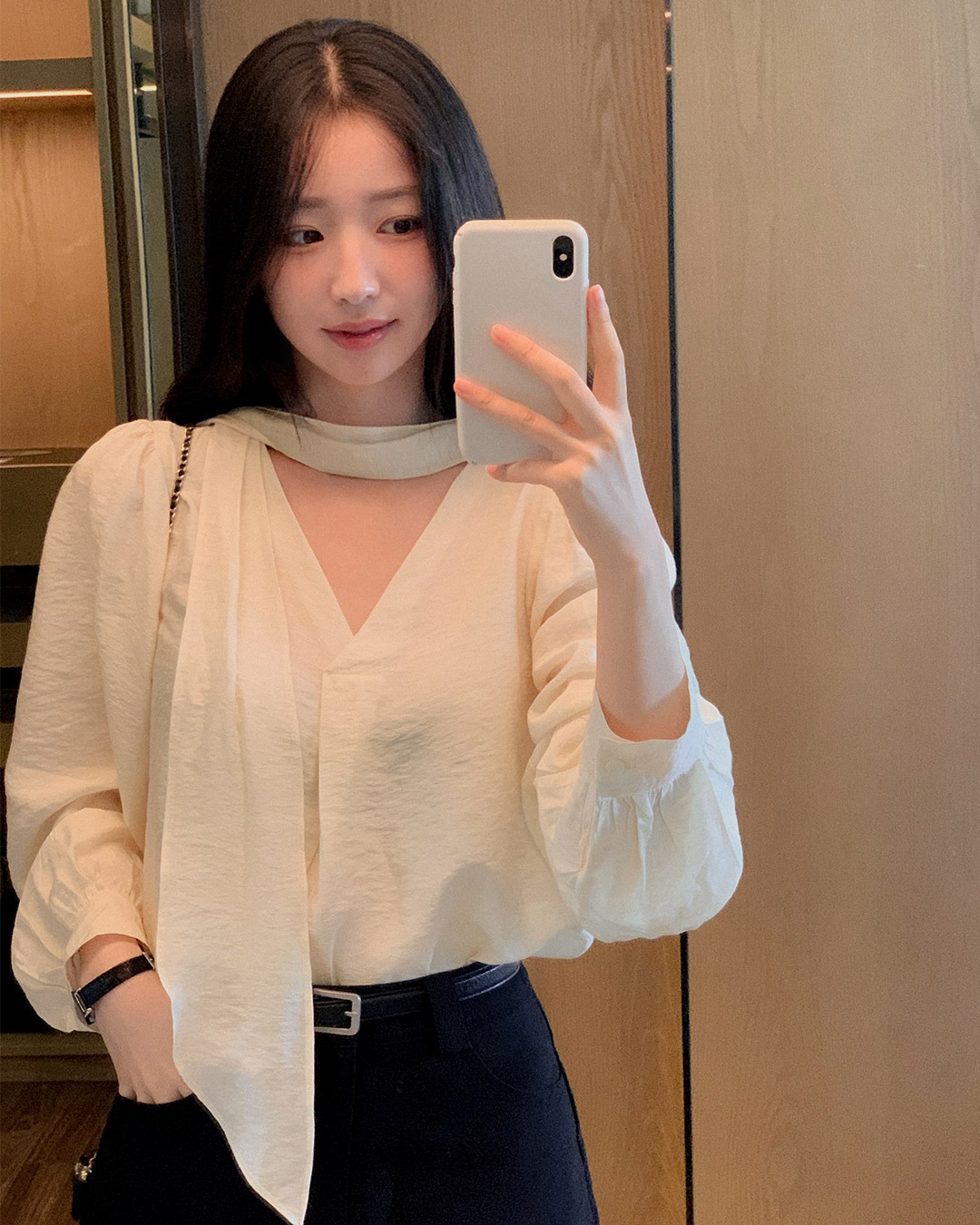 バリンタイブラウス韓国ファッション レディース