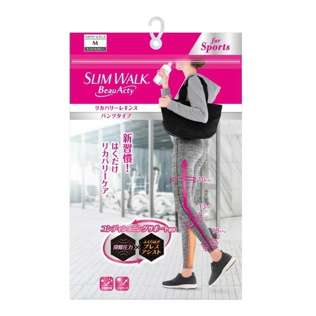 slimwalk ビューアクティ リカバリーレギンス Mサイズ スパッツ 2セット