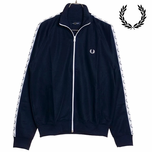 メンズ テープド トラックジャケット [J4620-885] TAPED TRACK JACKET トップス 長袖 クルーネック CARBON-BLUE 紺 ネイビー系