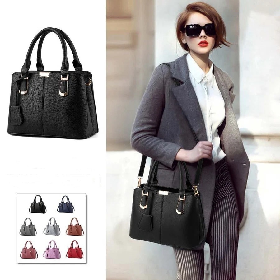 ハンドバッグレディース斜めがけトートバッグショルダーバッグファスナー付き 5,223円