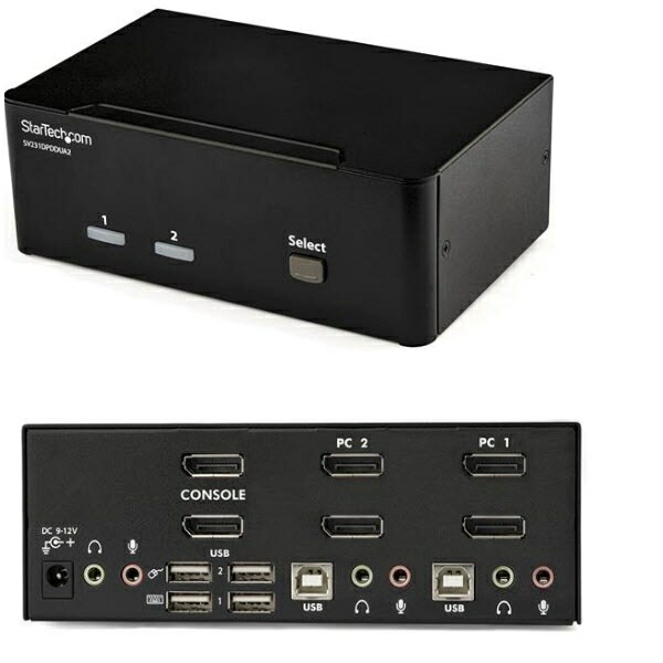 StarTech.com [SV231DPDDUA2] 2ポートDisplayPortデュアルモニタ