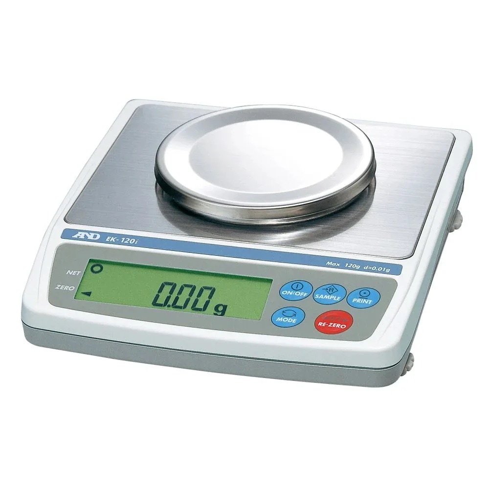 A&D パーソナル天びん EK-120i 最大120g 最小表示:0.01g 皿寸法:φ110mm 検定無 一般校正 コンパクト電子天秤 [ひょう量120g 目量0.01g] 保証期間1年計測工具
