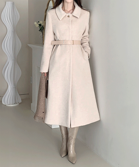 ウールベルト ロング コート