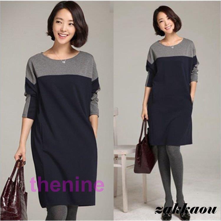 安い商品 今日だけ ワンピース レディース 長袖 チュニック 秋 冬 チュニックワンピース 膝丈ワンピース きれいめ 体型カバー ゆったり ひざ丈 お洒落 上品 通勤 OL 30代 40代 3枚購入で