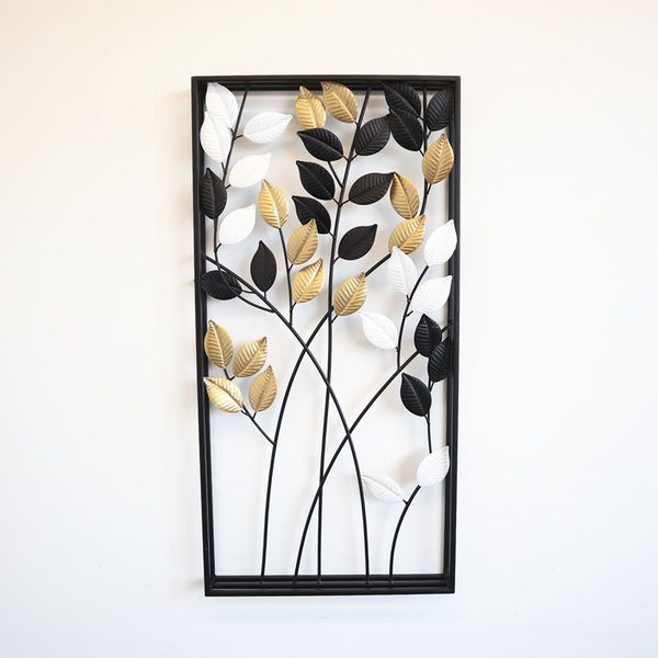 ウォールアート 壁飾り 壁デコ アートパネル ウォールパネル アート カラーリーフ