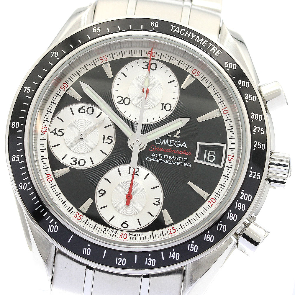 オメガ OMEGA 3210.51 スピードマスター デイト クロノグラフ 自動巻き メンズ _898107【中古】 326,300円