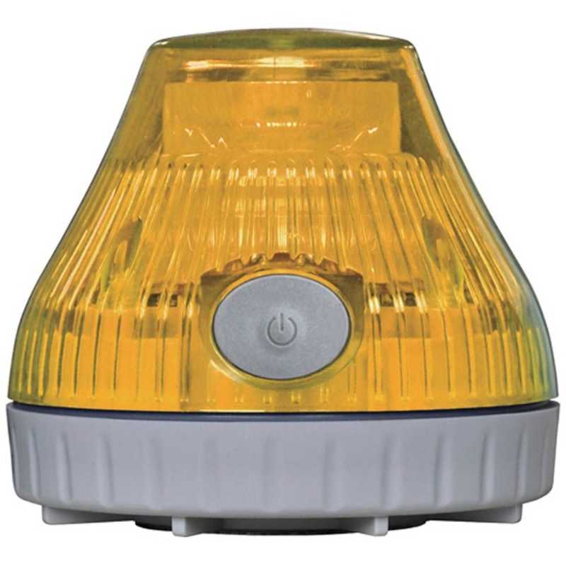 日惠製作所　NIKKEI ニコPOT VL08B型 LED回転灯 80パイ 黄　VL08B-003DY