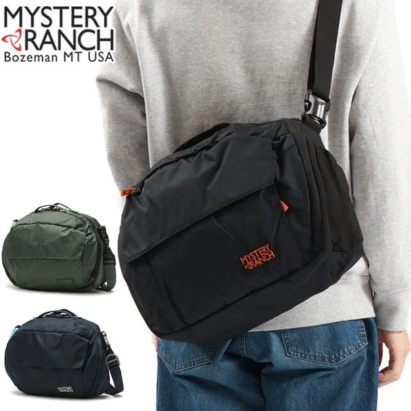 限定MYSTERY RANCHバンダナ付 日本正規品 ショルダーバッグ メンズ レディース バッグ ブランド PC A4 17L 斜めがけ ナイロン 撥水 通勤 通学 DISTRICT PRO