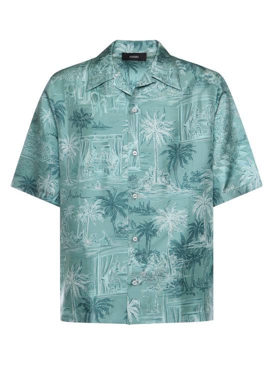 AMIRI Men Shirts AMTOSH1126 395 Turquoise