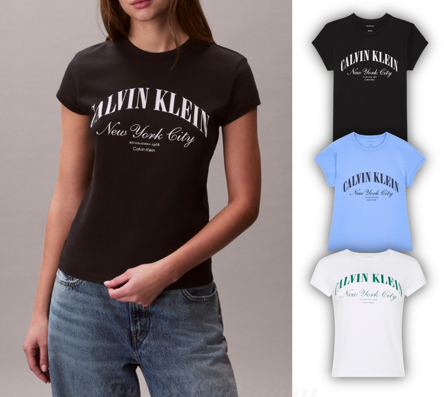 Womens Logo Baby Tee (47F815G)