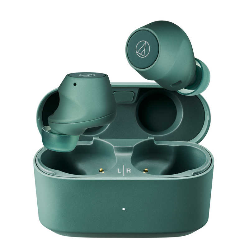 オーディオテクニカ　フルワイヤレスイヤホン エバーグリーン [ノイズキャンセリング対応 /Bluetooth対応]　ATH-CKS30TW+GR