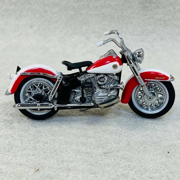 【中古】フランクリンミント ハーレー 1/24　1958　デュオグライド