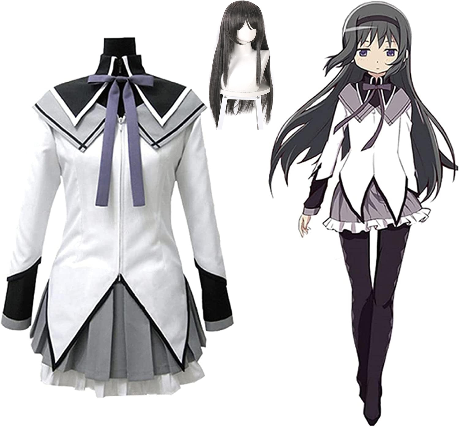 魔法少女 まどかマギカ まどマギ コスプレ 暁美ほむら 制服 戦闘服 コスプレ衣装　コスチューム 5,450円