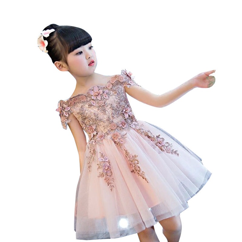 ピンク/ワインレッド　子供ドレス　フォーマル　ワンピース　キッズ服 子供服　ミニドレス　ショート丈 女の子 ワンピース 子ども　発表会　七五三　演出舞台　結婚式　卒業園　入園式 80-160CM 10