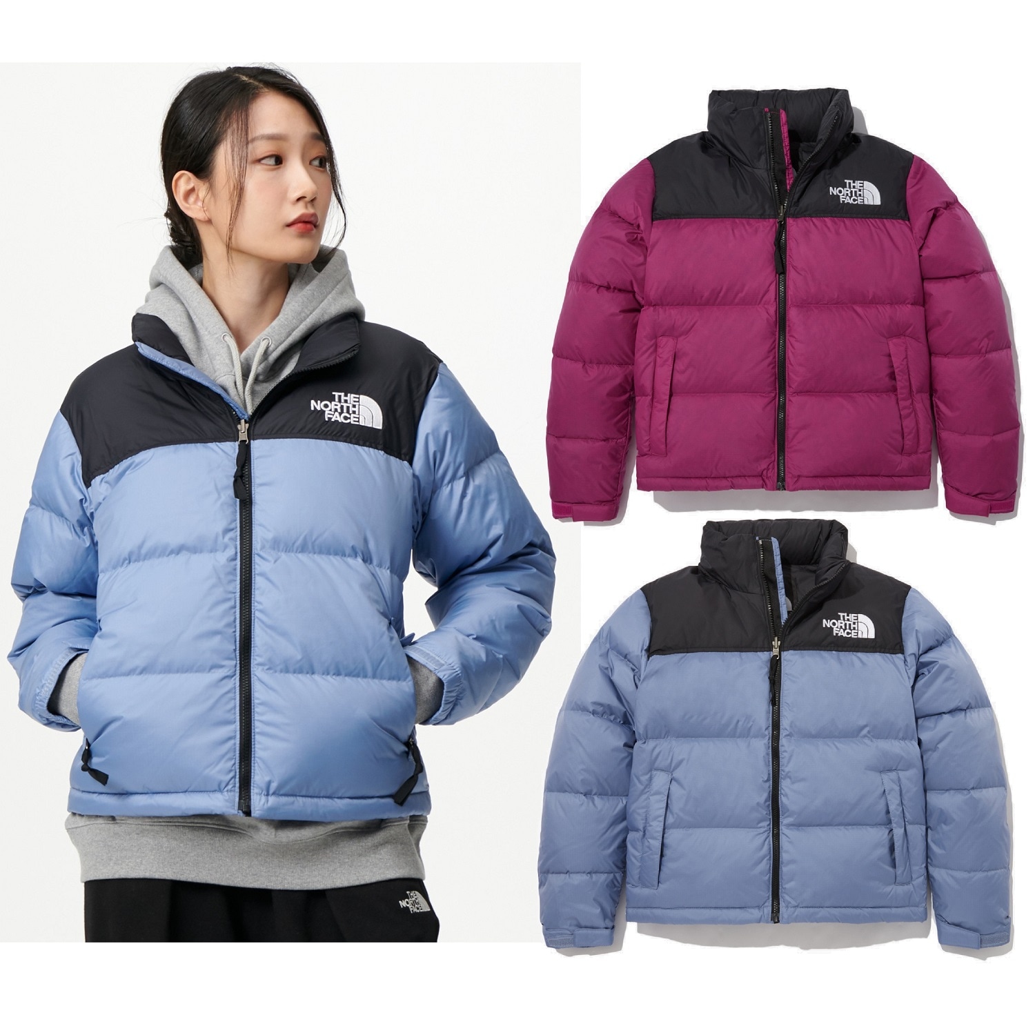 WomenS 1996 RETRO NUPTSE JACKET 2色 新商品 韓国人気 男女共用 冬のファッション 防寒用品 カップルアイテム 女性服 韓国ファッション