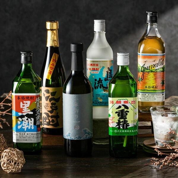 焼酎セット【本州のみ 送料無料】八丈島焼酎 6本飲み比べセット 7,906円