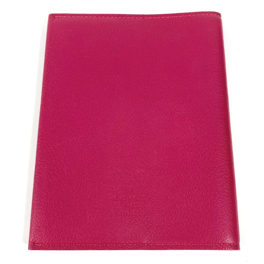 ノートカバー ロゴ ブックカバー 本 ステーショナリー ケース レザー パープル 20,592円