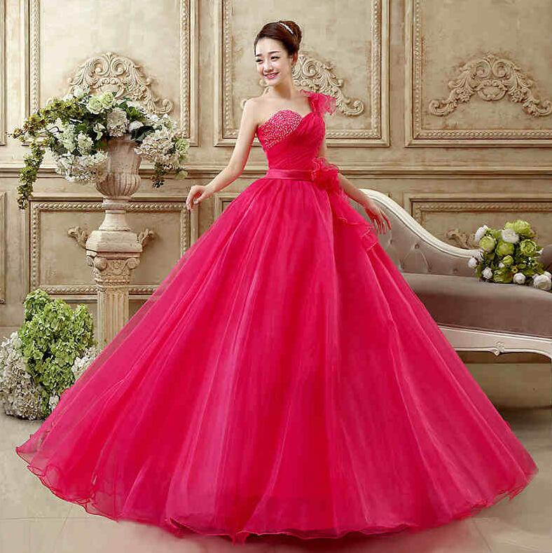 カラードレス　マキシ丈ウエディングドレスオフショルダー/カラードレス/結婚式披露宴フォマールドレス/ロングフリルドレス/演出ドレス/写真撮影ドレス/美ラインエルシット/ボリューム司会ドレス　舞台衣装