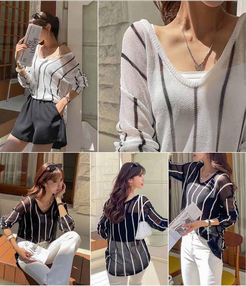 サマーニット　Tシャツ　ドルマン　トップス　透かし編み　ニット　サマー　ドルマン　Vネック　お洒落　大人　レディース　ざっくり編み　ニット　UVカット　大人　お洒落　ドルマン　ゆったり　ロング