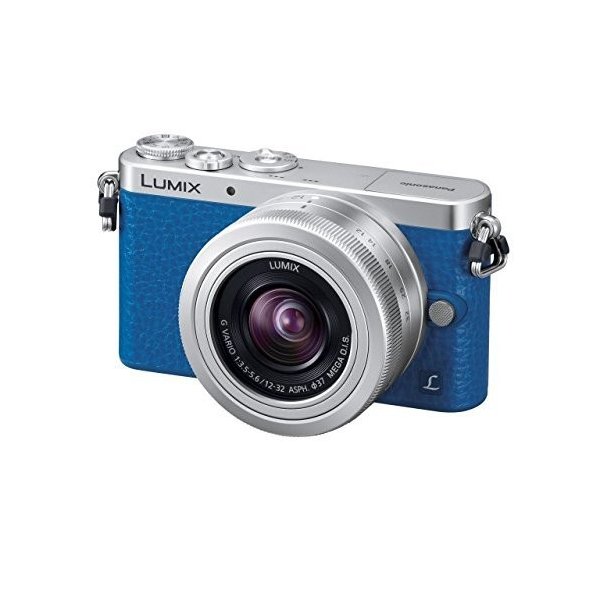 【中古】パナソニック Panasonic GM1S レンズキット ブルー SDカード付き