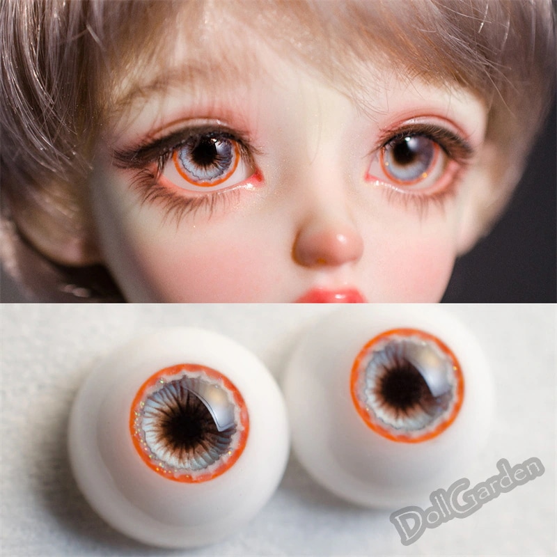 BJD ドールアイ 『マカロン』 石膏アイ 三白眼 10mm/12mm/14mm/16mm/18mm/20mm/22mm/24mm SD/MSD/幼SD球体関節人形用アイ