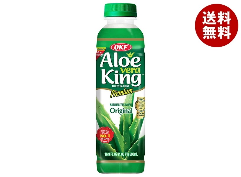 リードオフジャパン アロエベラキング 500mlペットボトル×20本入×(2ケース)