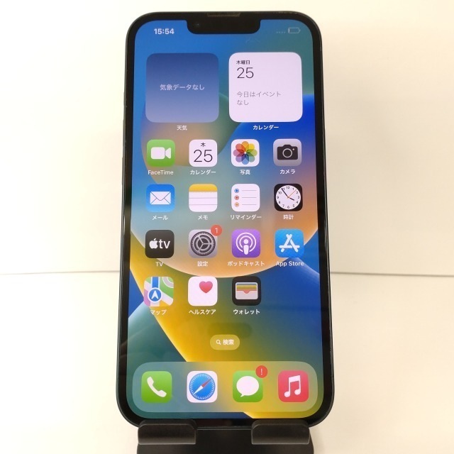 iPhone13 128GB au ブラック 送料無料 本体 c01966