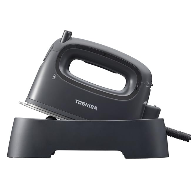 TOSHIBA(東芝) アイロン スチーム 衣類スチーマー コードレス 4way TAS-MX6(H) 小型 軽量タイプ 約0.68kg コンパクト スチーム持続時間 約40秒 スチーム量 最大約11