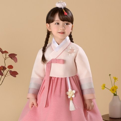 イェガ韓服/ 女の子用 7007 セロムナレ 韓服セット
