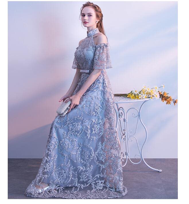 美しくのデザイン ロングドレス レースドレス 結婚式 大きいサイズドレス マキシ丈ワンピース お呼ば