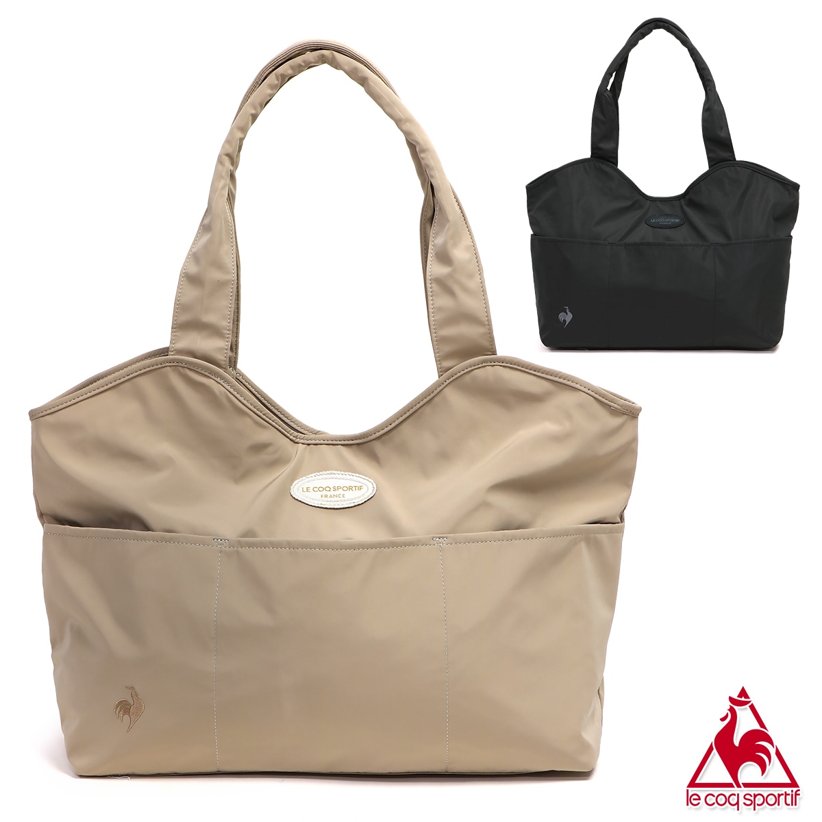 マルチトートバッグ レディース/女性用/女子高生/女子大生 フィットネスバッグ ブラック/ベージュ QMCWJA50 8,250円