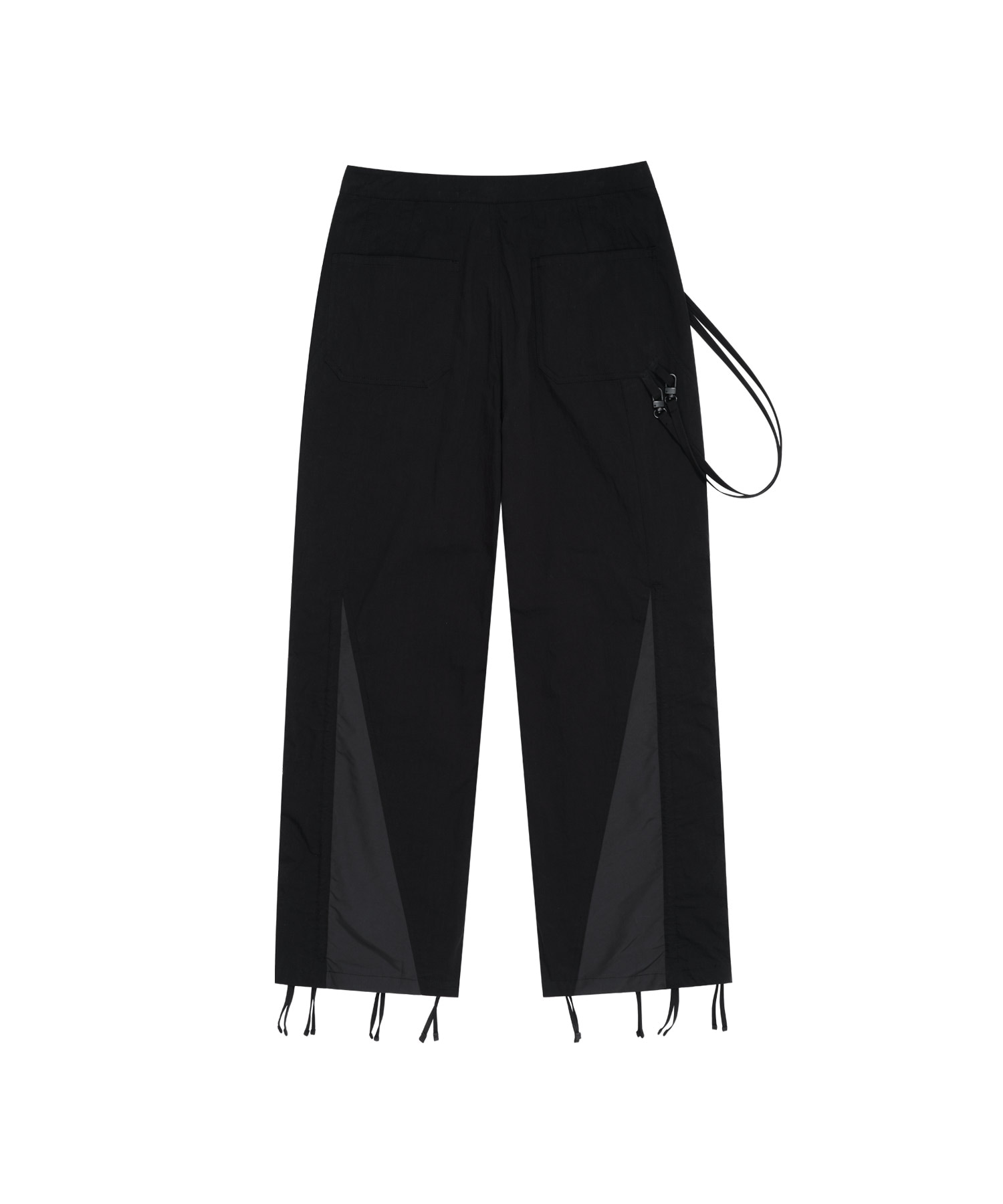 【SANSANGEAR】 RSA SHIRRING STRAP PANTS : BLACK