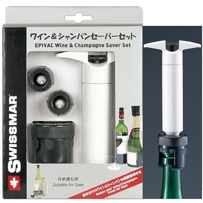 スパークリングワイン ストッパー ワイン＆シャンパンセーバー飲みかけのワインを新鮮なまま保存!!ラッピング不可ギフトBOX不可クール便希望の場合は330円をお選びください