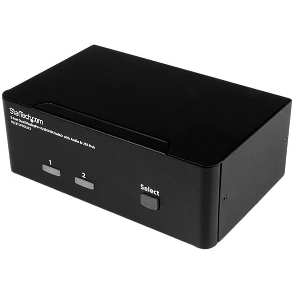 SV231DPDDUA2 [2ポートDisplayPortデュアルモニター対応KVMスイッチ 4K/60Hz対応] メーカー直送