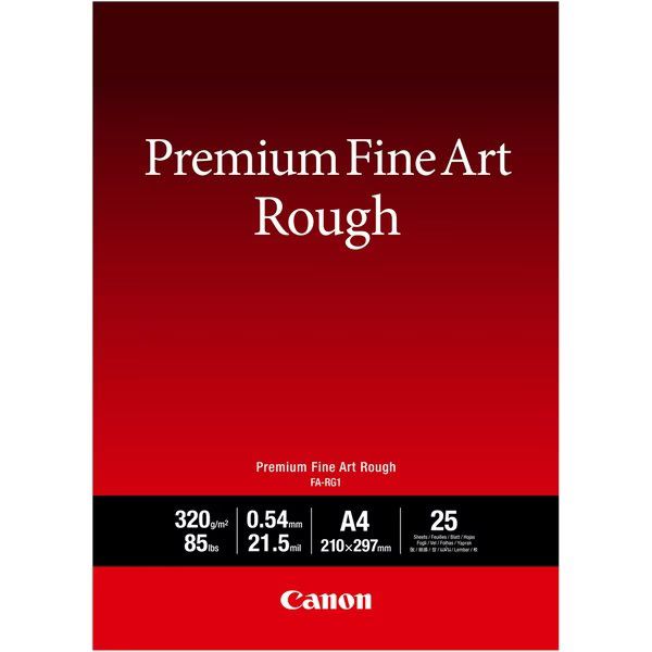 Canon 写真用紙/プレミアムファインアート/ラフ A4 25枚 FA-RG1A425