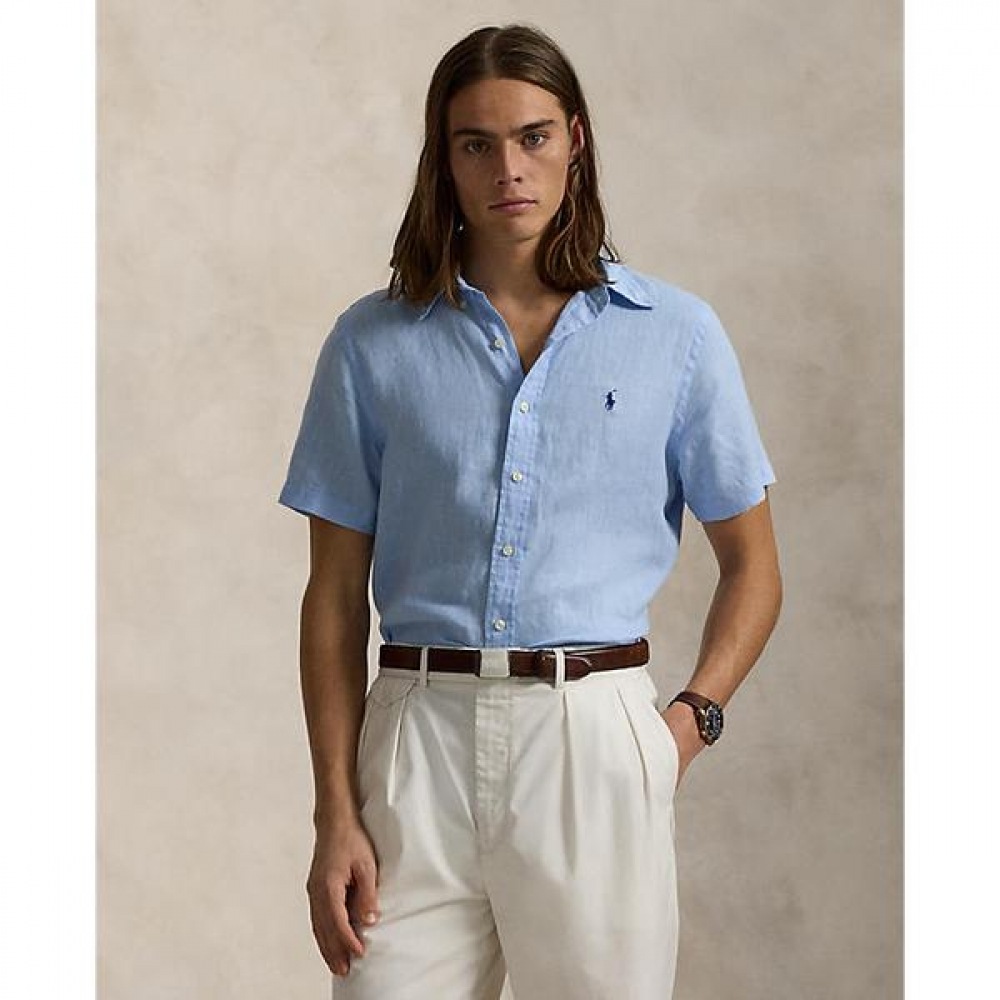 ポロラルフローレンメンズクラシックフィットリネンシャツ (MNPOWOV1N820883400)