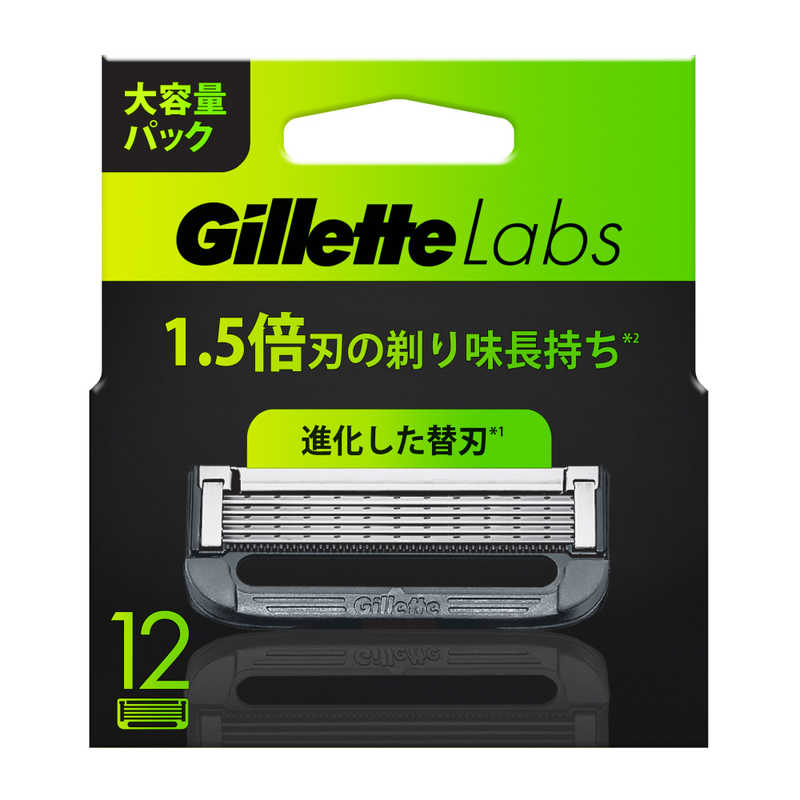 P＆G　ジレット ラボ 角質除去バー搭載替刃12B 替刃 12個入