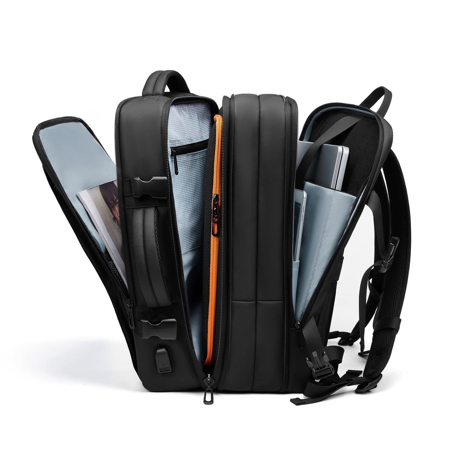 [sperplen] 【45の機能美がスゴい 通勤から出張までこれ一つで完結】ビジネスリュック 3WAY バッグ リュックサック メンズ リュック 大容量 ビジネスバッグ 防水 バックパック 通勤 出