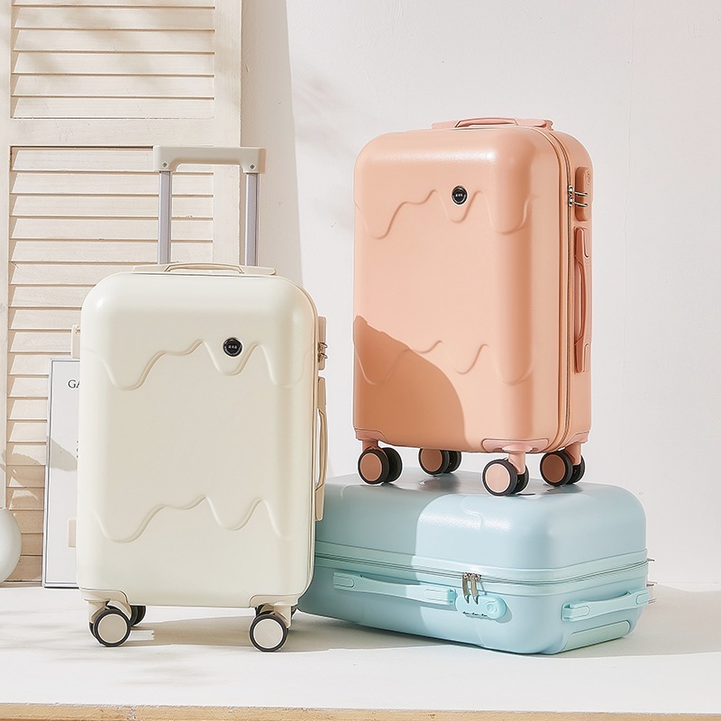 アイスクリームスーツケース 20インチ トロリーケース 高見えパスワードボックス 26インチ 女性 落下防止 大容量スーツケース ユニバーサルホイール
