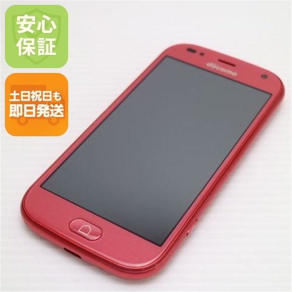 超美品 F-42A らくらくスマートフォン ピンク 白ロム 富士通 30