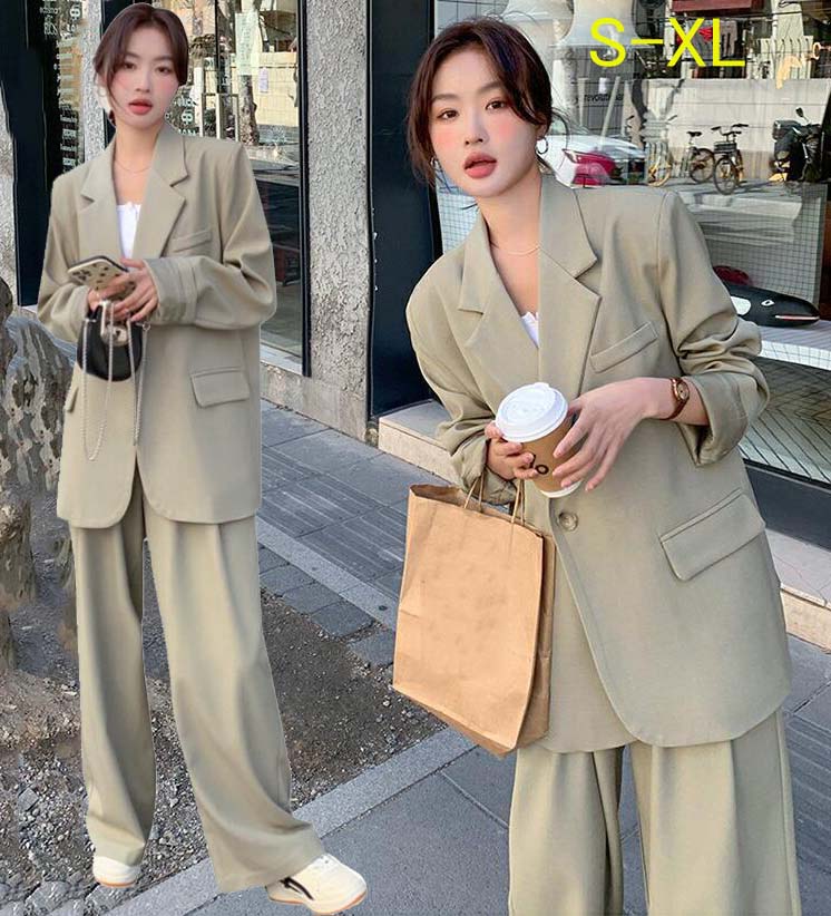 新品セール パンツスーツ 2点セット ジャケット+パンツ カジュアルスーツ 体型カバー スーツ 可愛い セットアップ レディース セレモニースーツ ママスーツ キャリア 通勤 就活 入学/卒業式 事務 5,710円