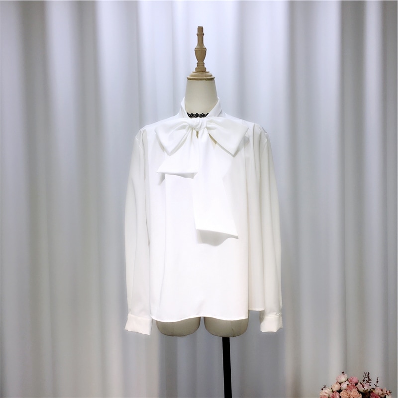 レディース ブラウス カットソー 長袖 りぼんタイ スリム ストレート スマート かわいい 大人可愛い シンプル 上品 おしゃれ ガーリー エレガント ラブリー キュート 無地 春 秋 冬