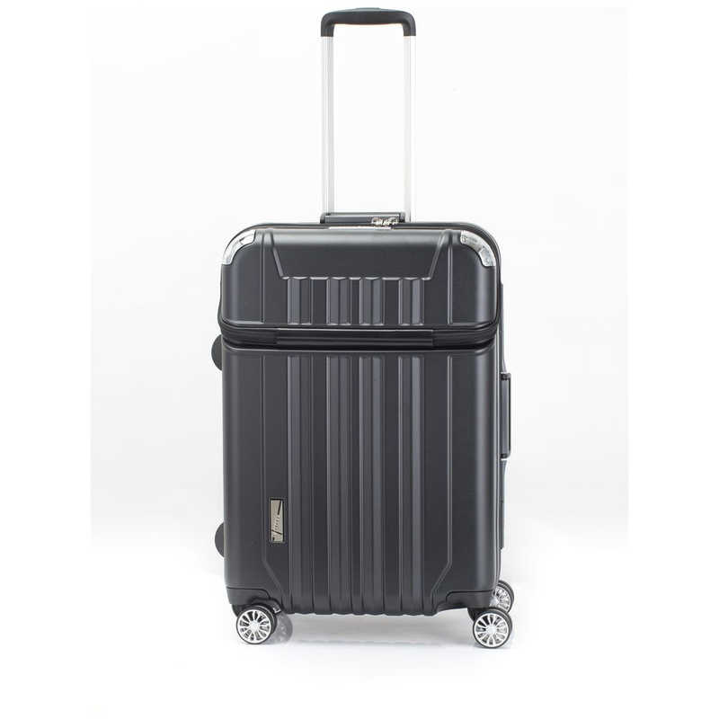 協和　TRAVELIST スーツケース ニーズ Lサイズ フレームトップオープン 耐久性・耐熱性抜群 宿泊目安：5泊～1週間 [TSAロック搭載 / 75L] マットブラック　76-35071