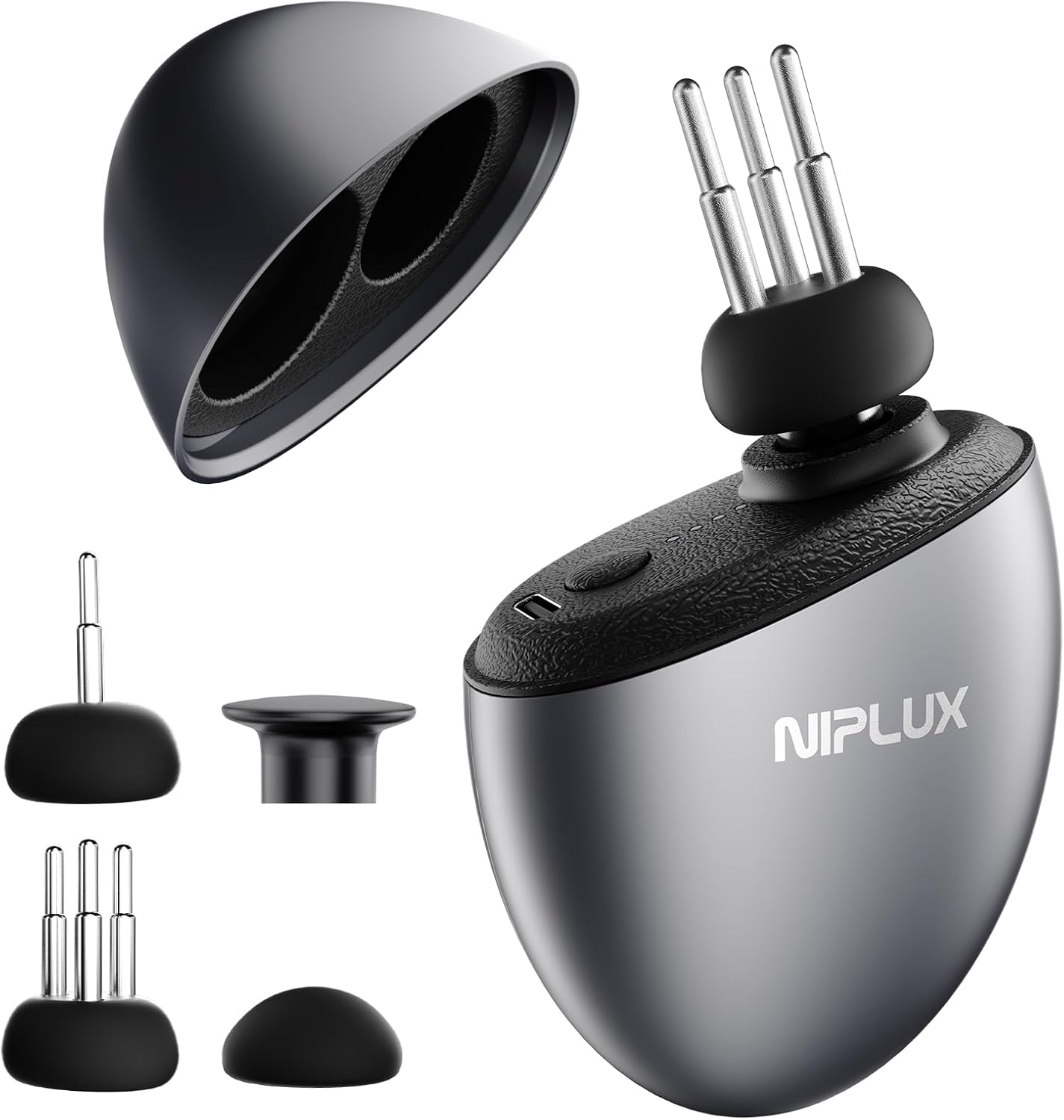 九州大学博士監修 フェイスポイントガンNIPLUX BEGUN 美顔器 筋膜リリースガン フェイスポイント 美ガン ビガン リフトアップ リフトケア 静音設計 頭皮 フェイス 肩 手足 ピンポイント