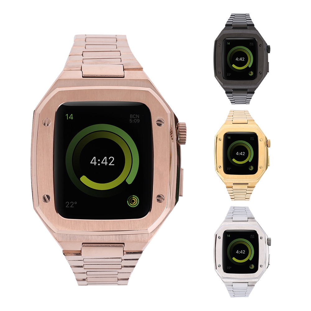 アップルウォッチバンド ケース カバー アップルウォッチ用カバー アップルウォッチケース iWatch 4 5 6 7 SE 対応 40/41/44/45mm 全面保護 耐衝撃 おしゃれ 薄型